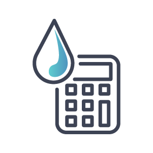 icon water calculate